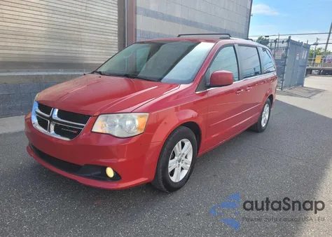 2012 Dodge Grand Caravan Crew из США, поврежденный, VIN 2C4RDGDG8CR356735